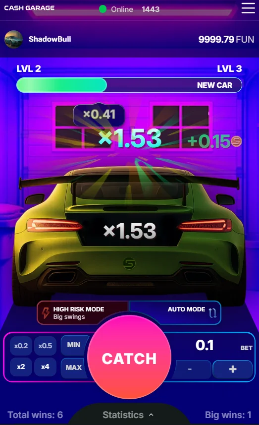 Cash Garage demo