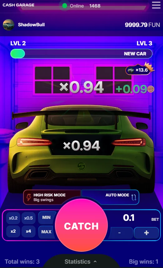 Cash Garage Spiel demo
